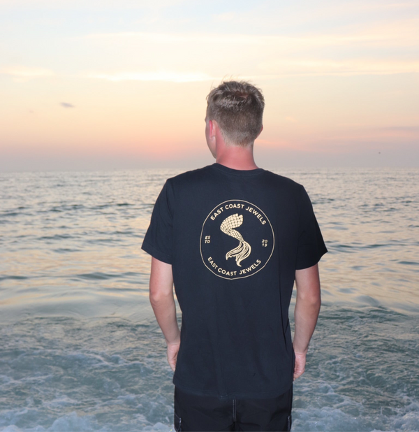 Vintage Black East Coast Tee