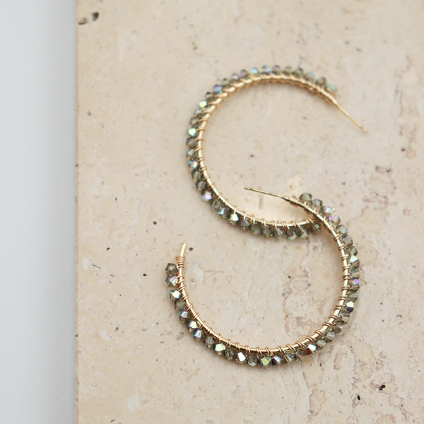 Sparkling Sage Dangles