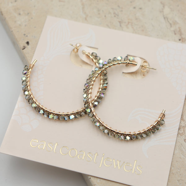 Sparkling Sage Dangles