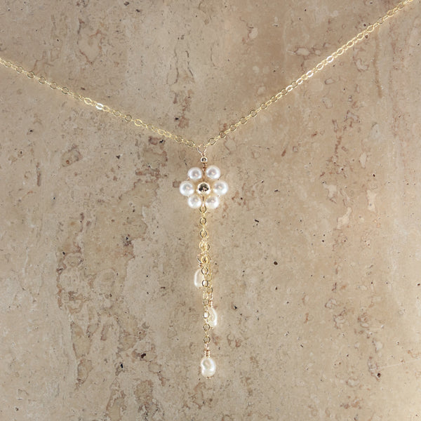 Daisy Drop Necklace