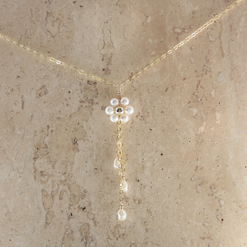 Daisy Drop Necklace