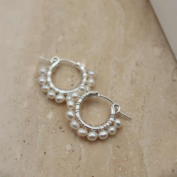 Mini Audrey’s Pearls in Silver
